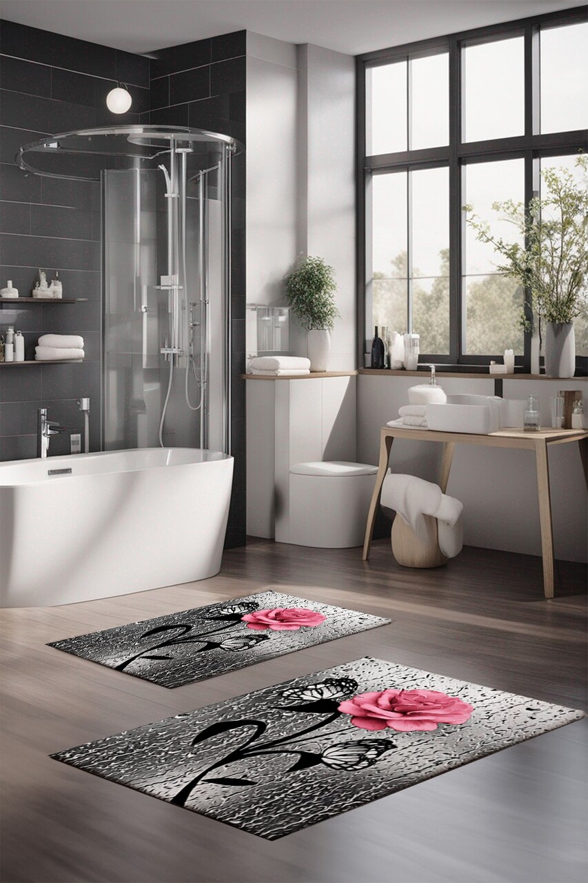 Set covorase de baie, L'essentiel Maison, CT-5385, Multicolor - imagine 4